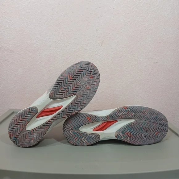 Wilson Kaos 2.0 Women's Tennis Shoes - White and Lavender Size 7.5 - Picture 9 of 10